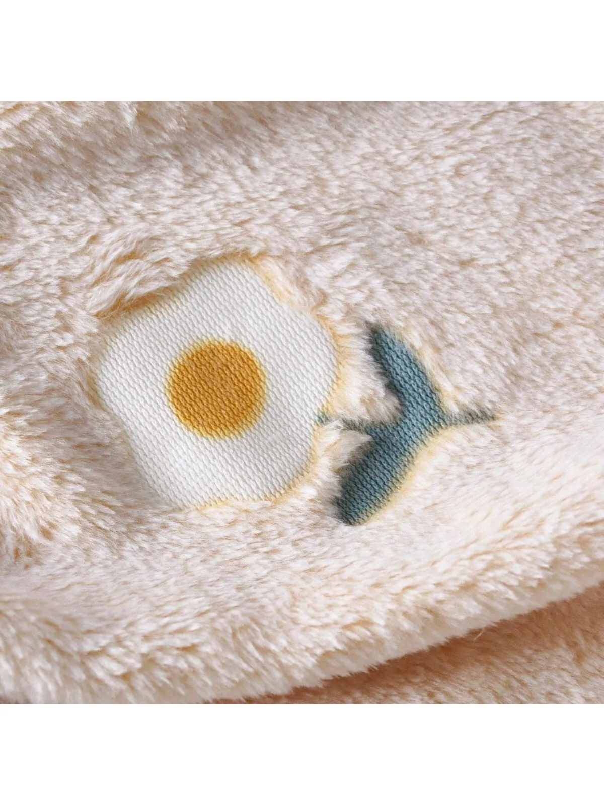 1PC 70*100cm Yellow Flower Newborn Cute Cartoon Soft Coral Fleece Baby Blanket Of The Bedding Items