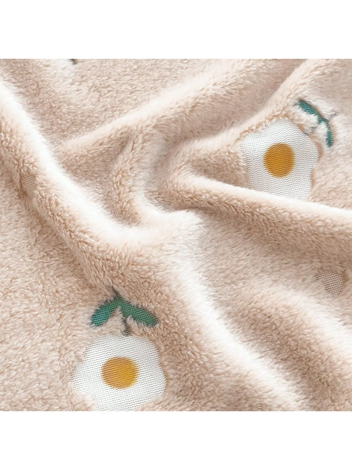 1PC 70*100cm Yellow Flower Newborn Cute Cartoon Soft Coral Fleece Baby Blanket Of The Bedding Items