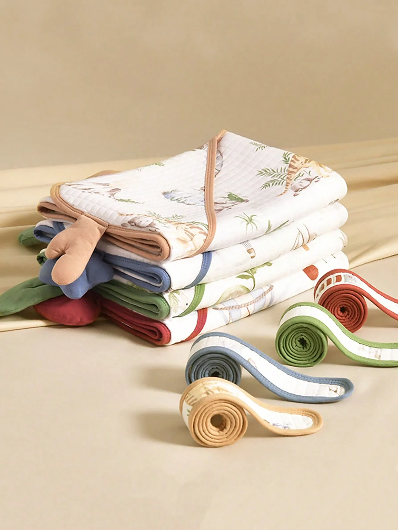 1pc Newborn Baby Swaddle Wrap, Pure Cotton Soft Receiving Blanket For Infant, Ecommended For Infant 0-3 Months Of Age For Safe Sleep And Newborn Baby's Gift For Spring And Autumn