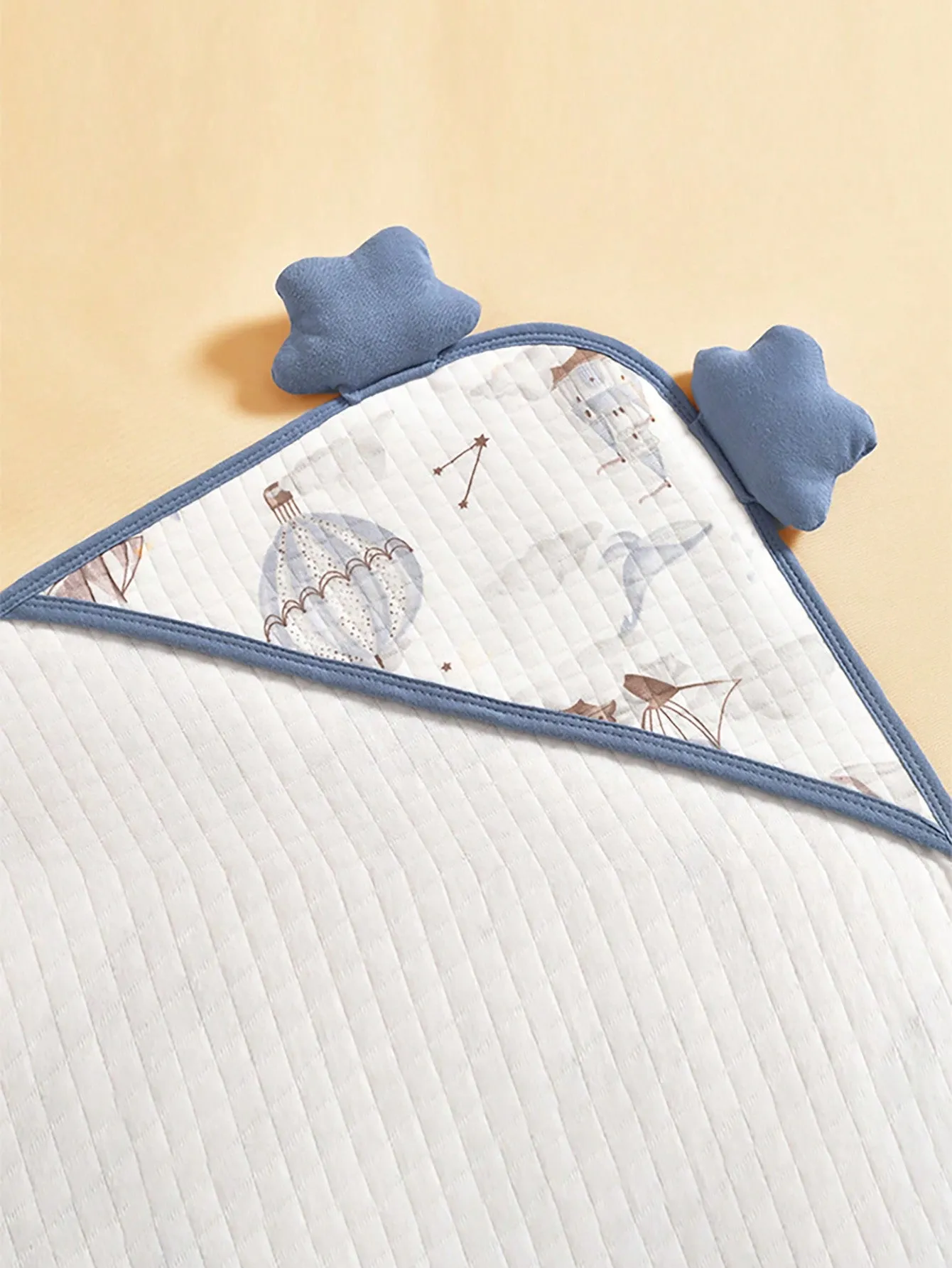 1pc Newborn Baby Swaddle Wrap, Pure Cotton Soft Receiving Blanket For Infant, Ecommended For Infant 0-3 Months Of Age For Safe Sleep And Newborn Baby's Gift For Spring And Autumn