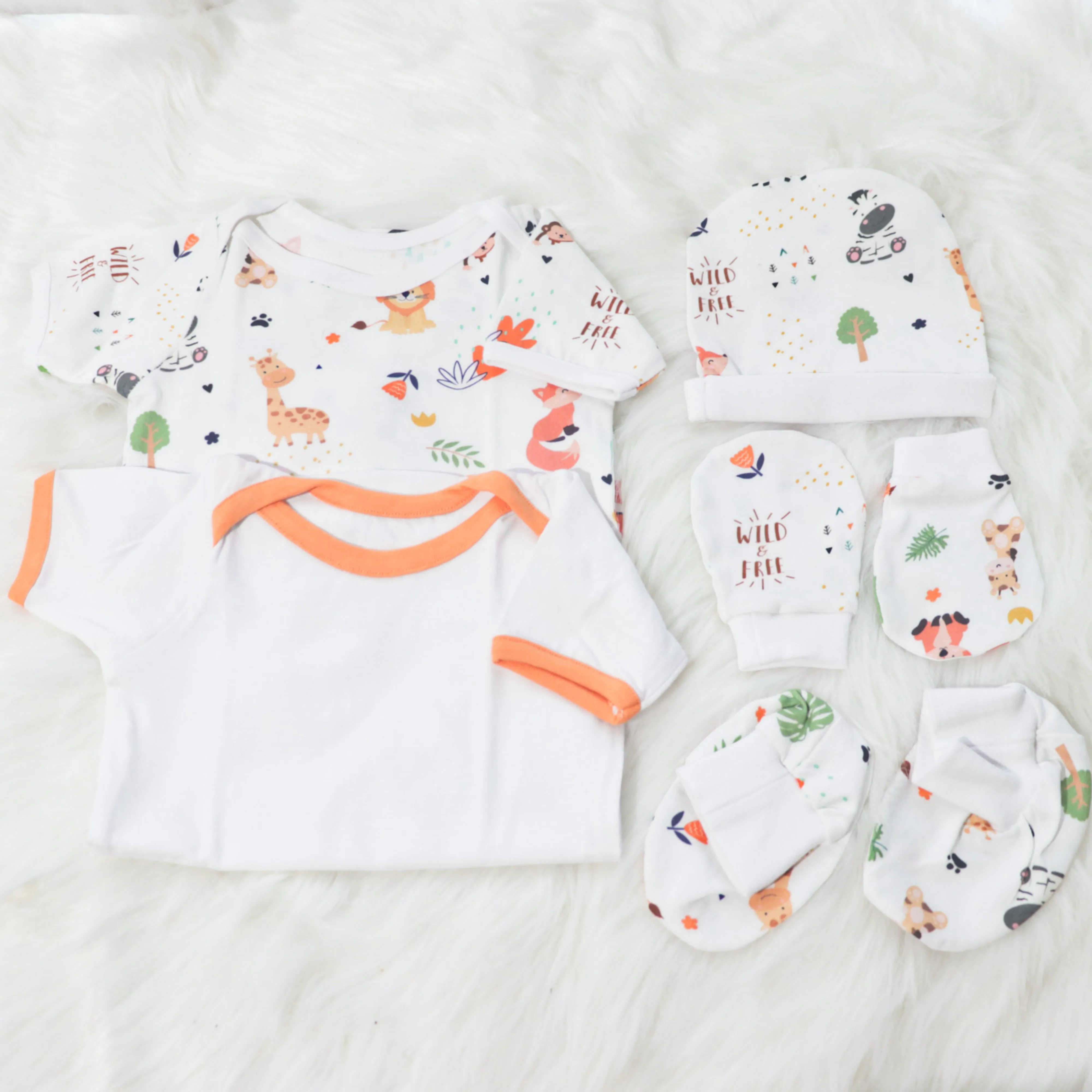 Baby Animals - Newborn Bodysuits Bundle