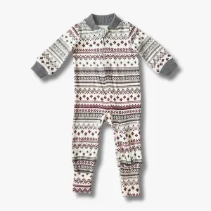 Baby Onesie - Sugar Plum Fair Isle