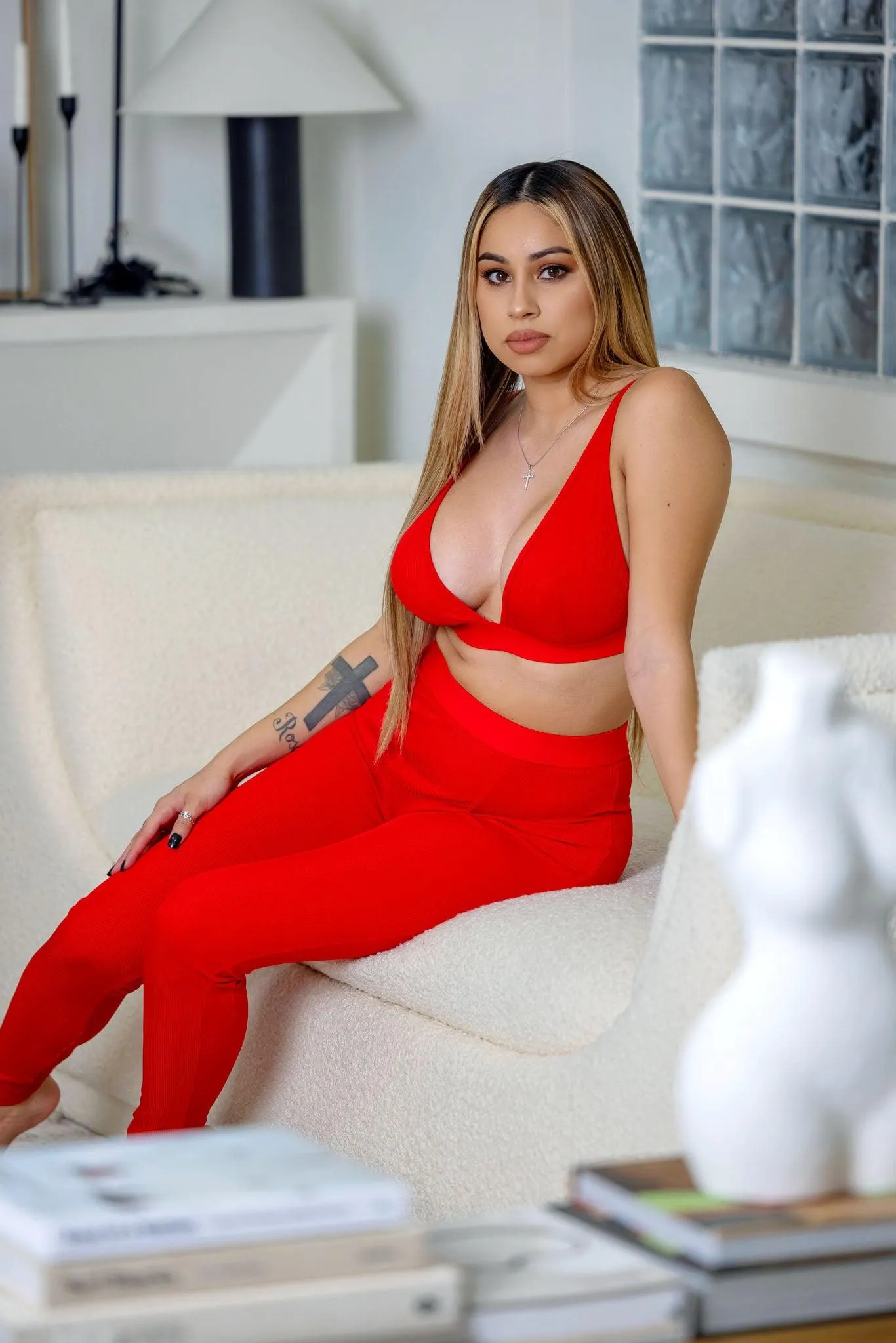Boy Bye (Lounge wear) - Red