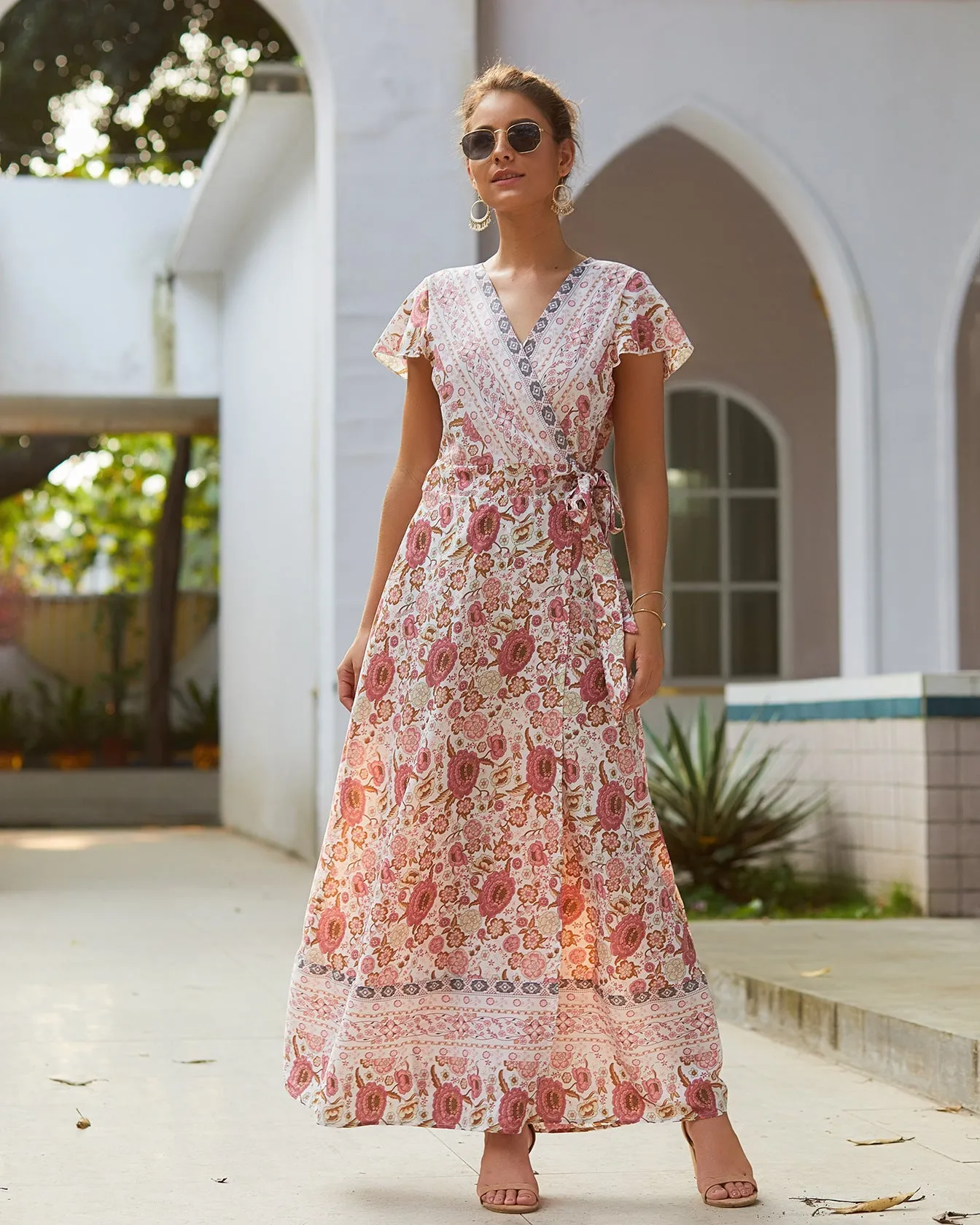 Casual Printed Sexy Long Dress
