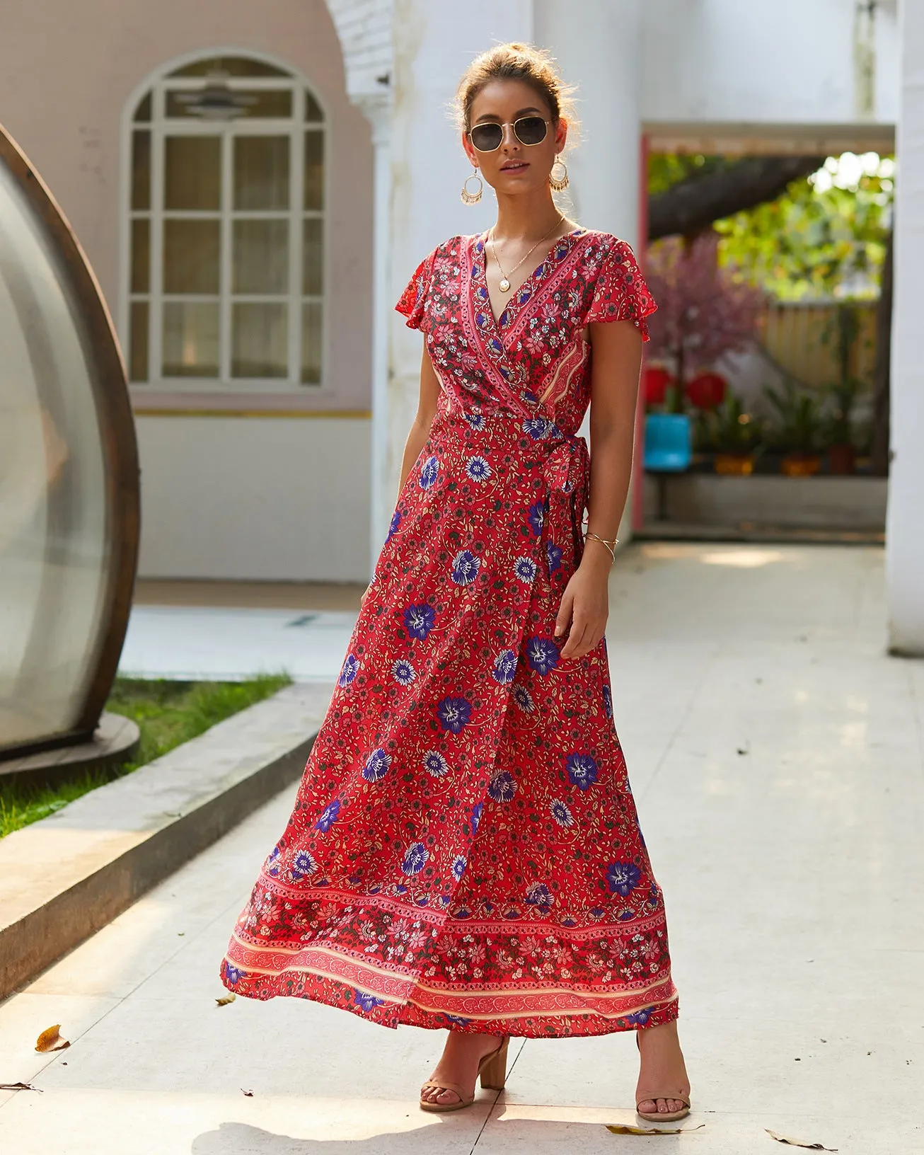 Casual Printed Sexy Long Dress