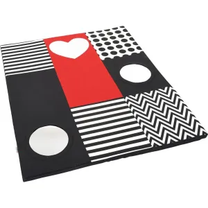 Contrast mat with mirrors