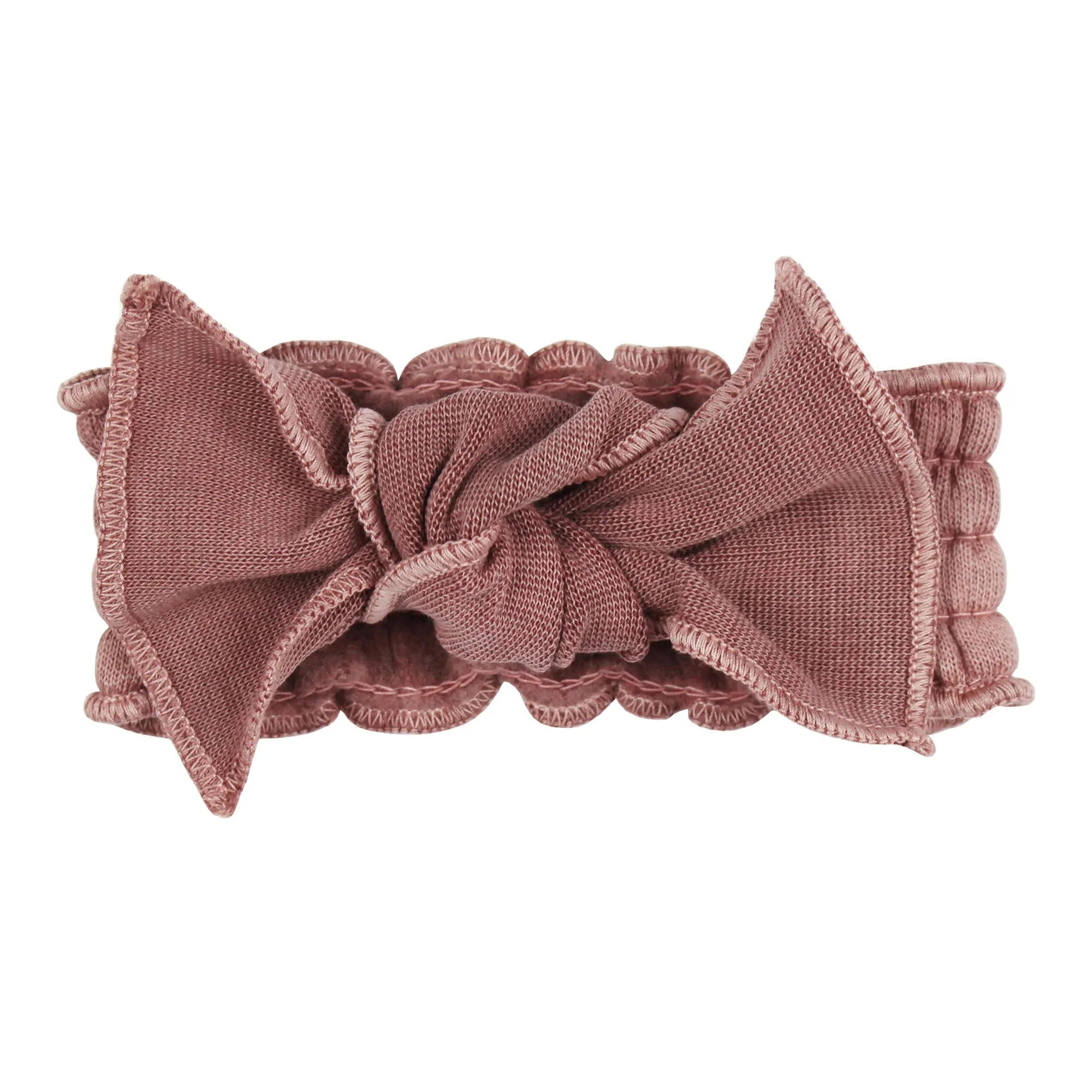 Cozy Smocked Tie Headband