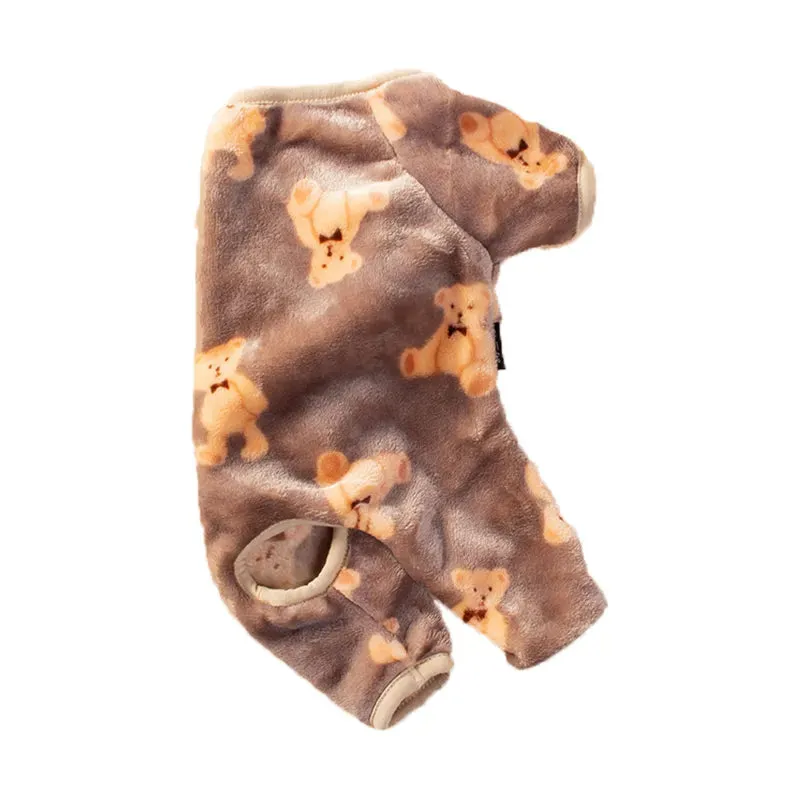 Cute Bear Pet Plush Pajamas