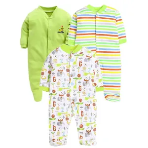 Daddy - G Rompers/Sleepsuits/Jumpsuit /Night Suits for New Born Babies - Green