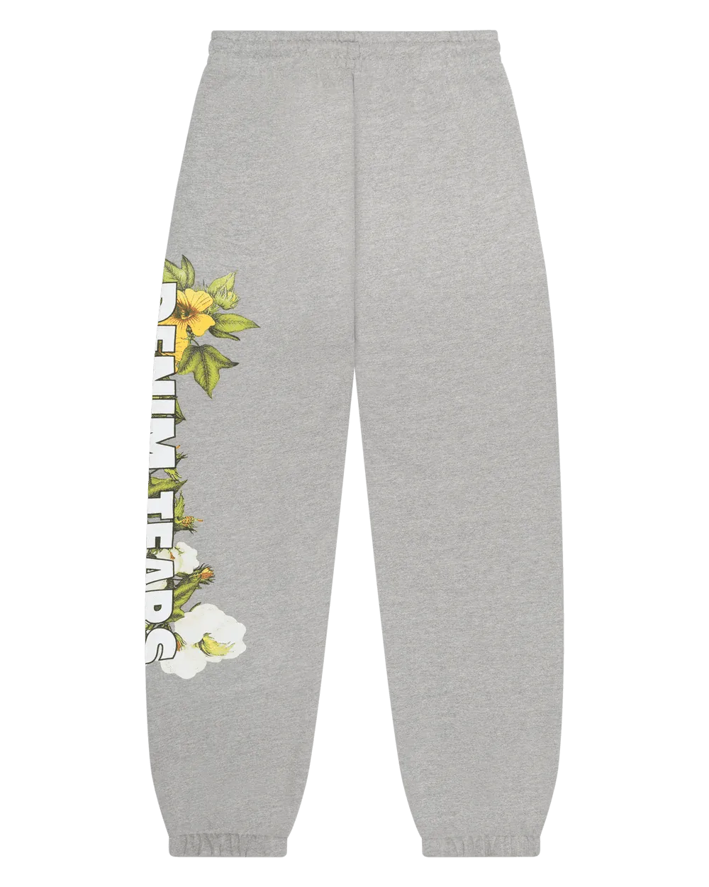 Denim Tears DT Floral Logo Sweatpant Grey