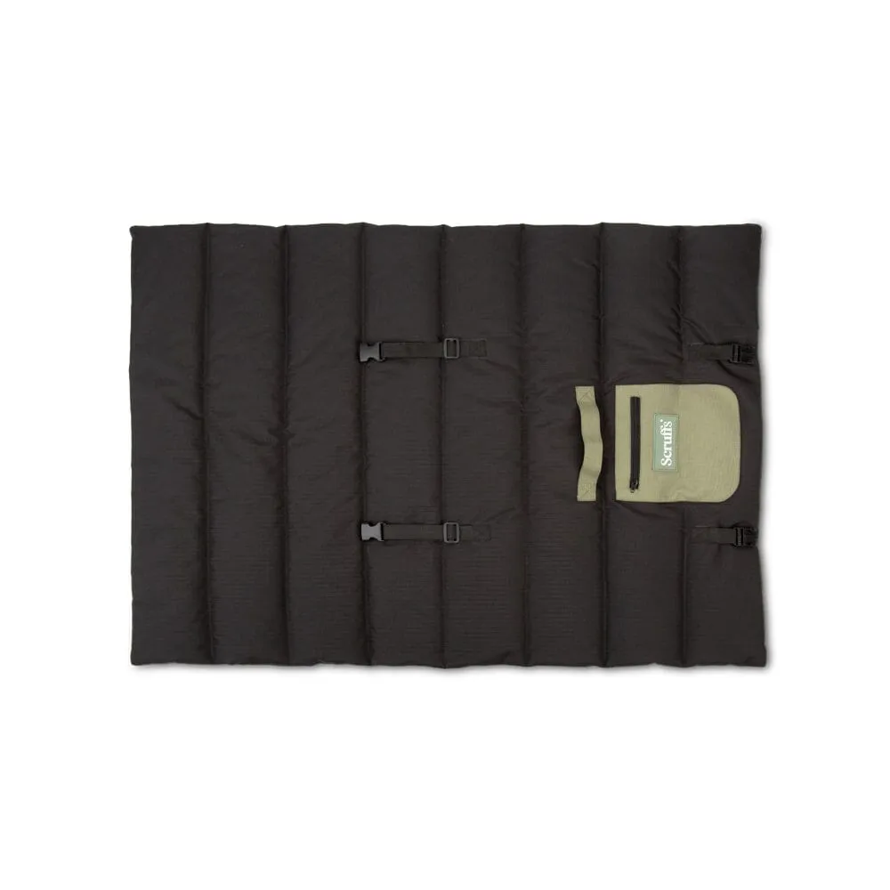 Expedition Roll Up Travel Pet Bed - Khaki Green