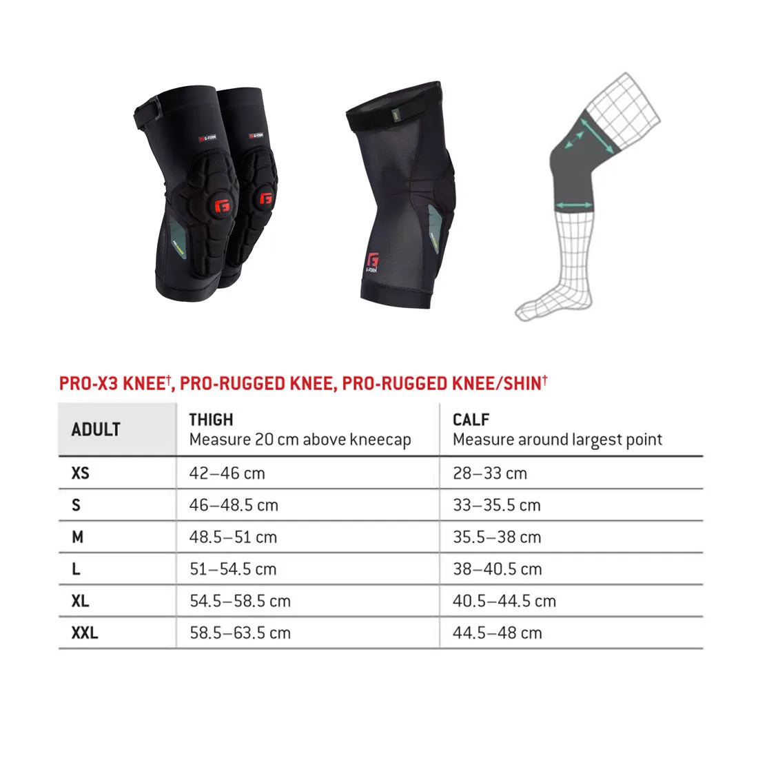 G-Form Pro-Rugged Knee
