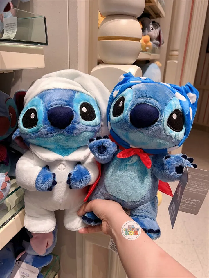 HKDL - Stitch & Scrump OHANA LIFE x Stitch Pajama Style Plush Toy
