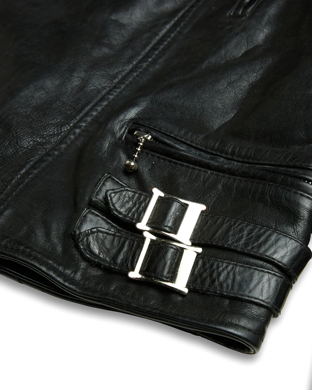 Lightning Leather Jacket - Black