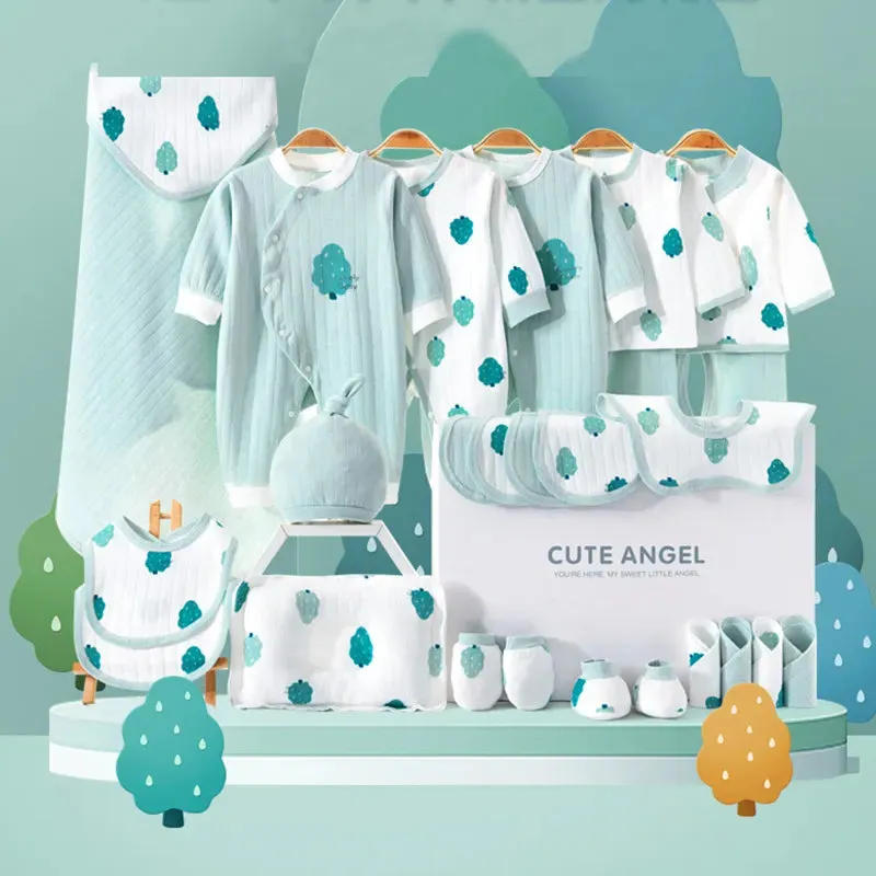 Little Blessings 25 Piece Baby Gift Box – Charming Newborn Shower Essentials