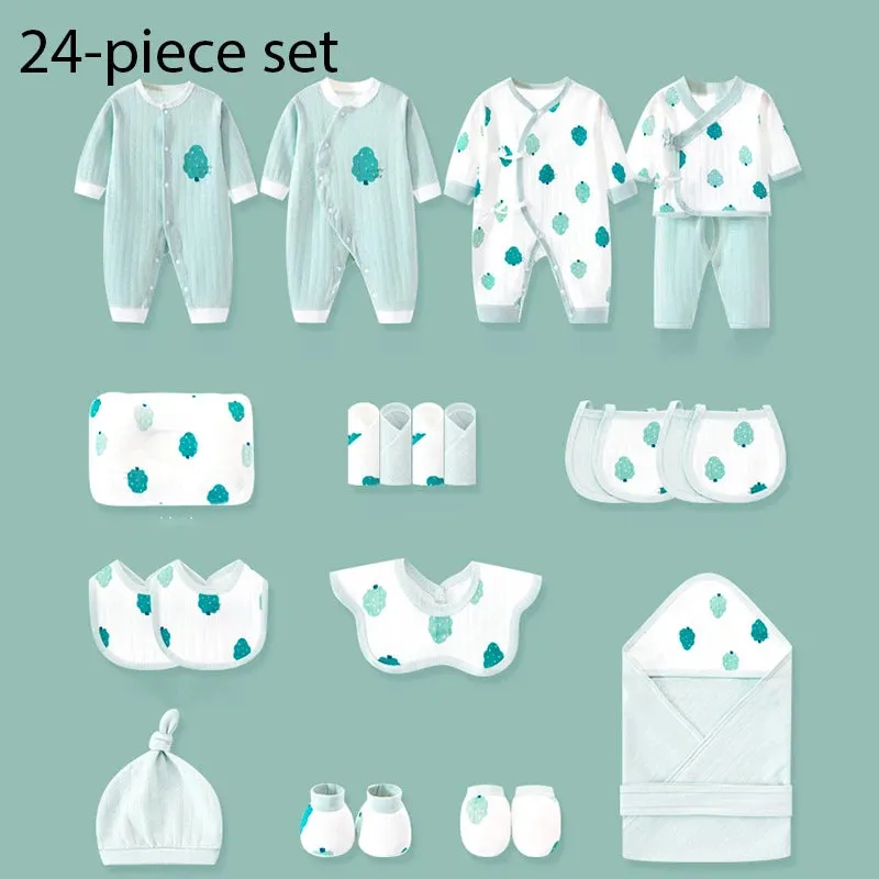 Little Blessings 25 Piece Baby Gift Box – Charming Newborn Shower Essentials