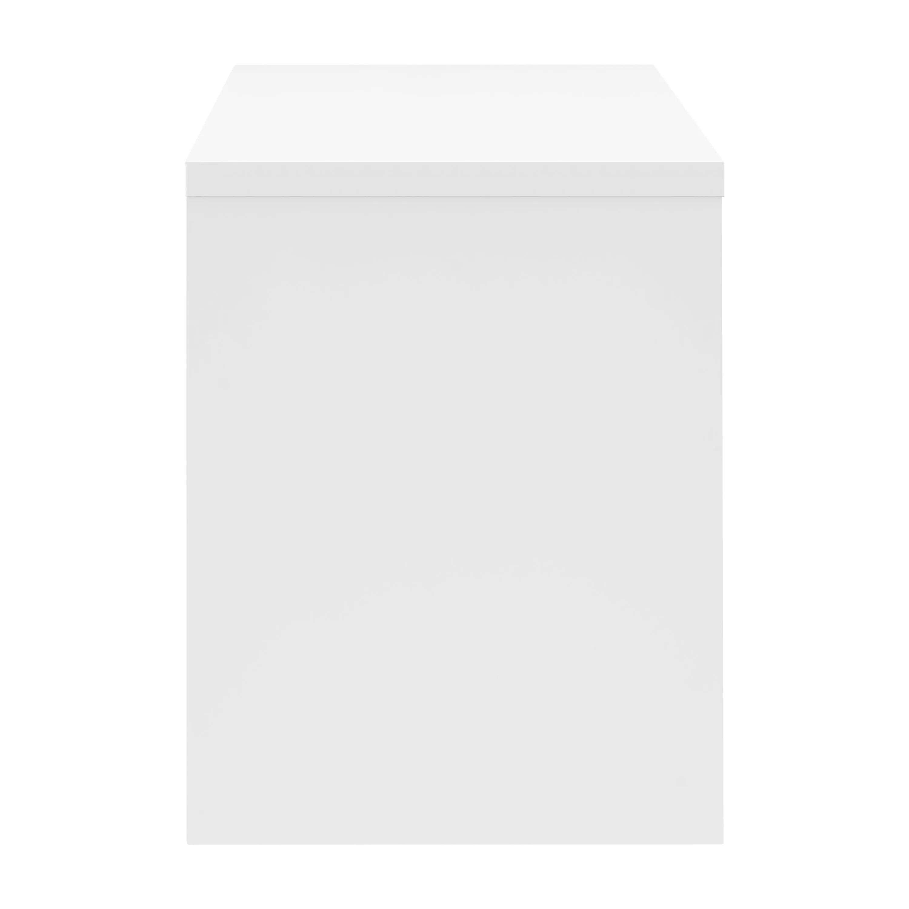 Modifiable 55" Matte White Lacquer Executive Desk or Workstation
