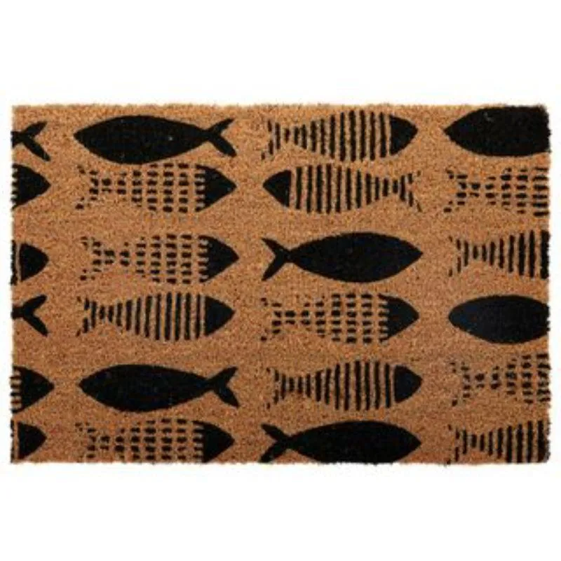 Multi Fish Coir Mat - 40cm x 60cm