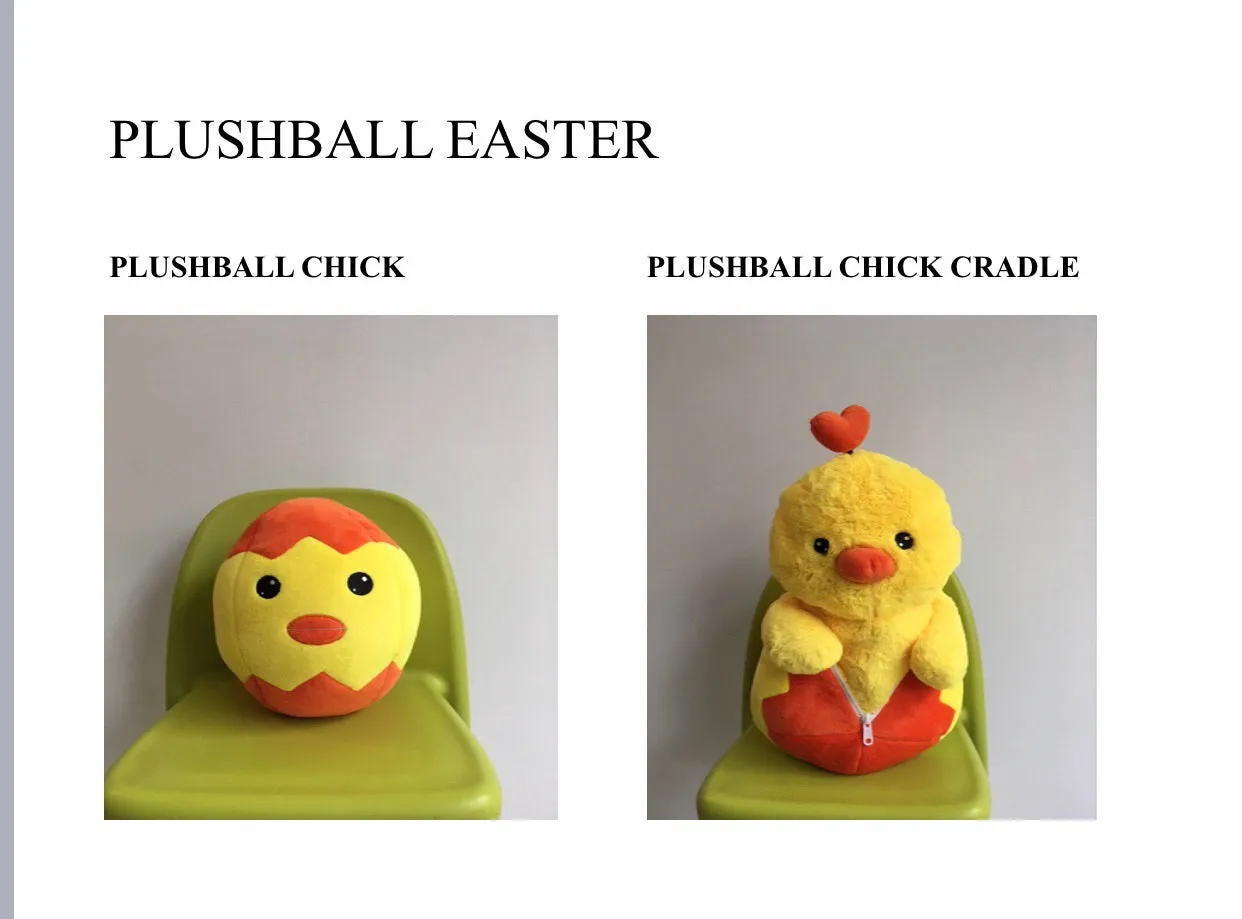 *PLUSHBALLS, TRANSFORMABLE PLUSH COLLECTION (patented)
