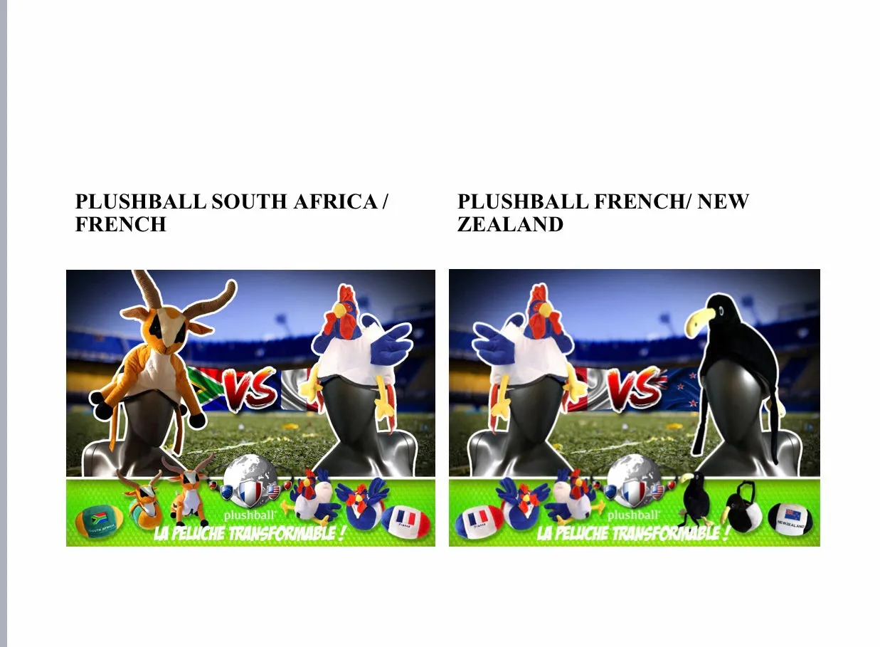 *PLUSHBALLS, TRANSFORMABLE PLUSH COLLECTION (patented)