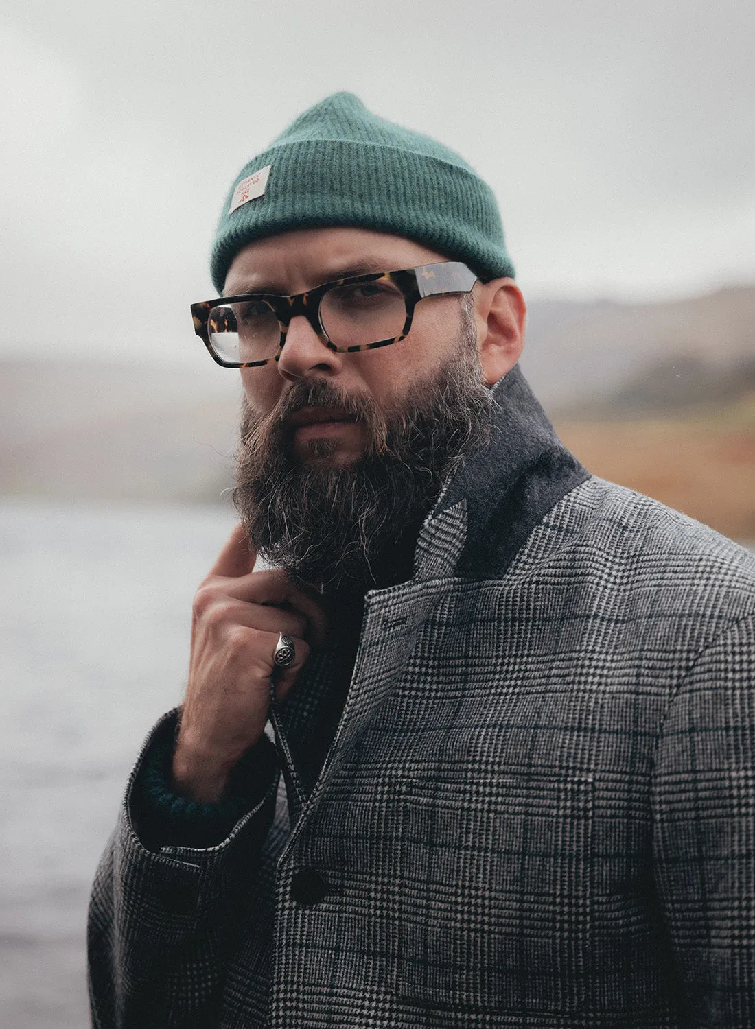 Sandy Irvine Jacket in Prince of Wales Check