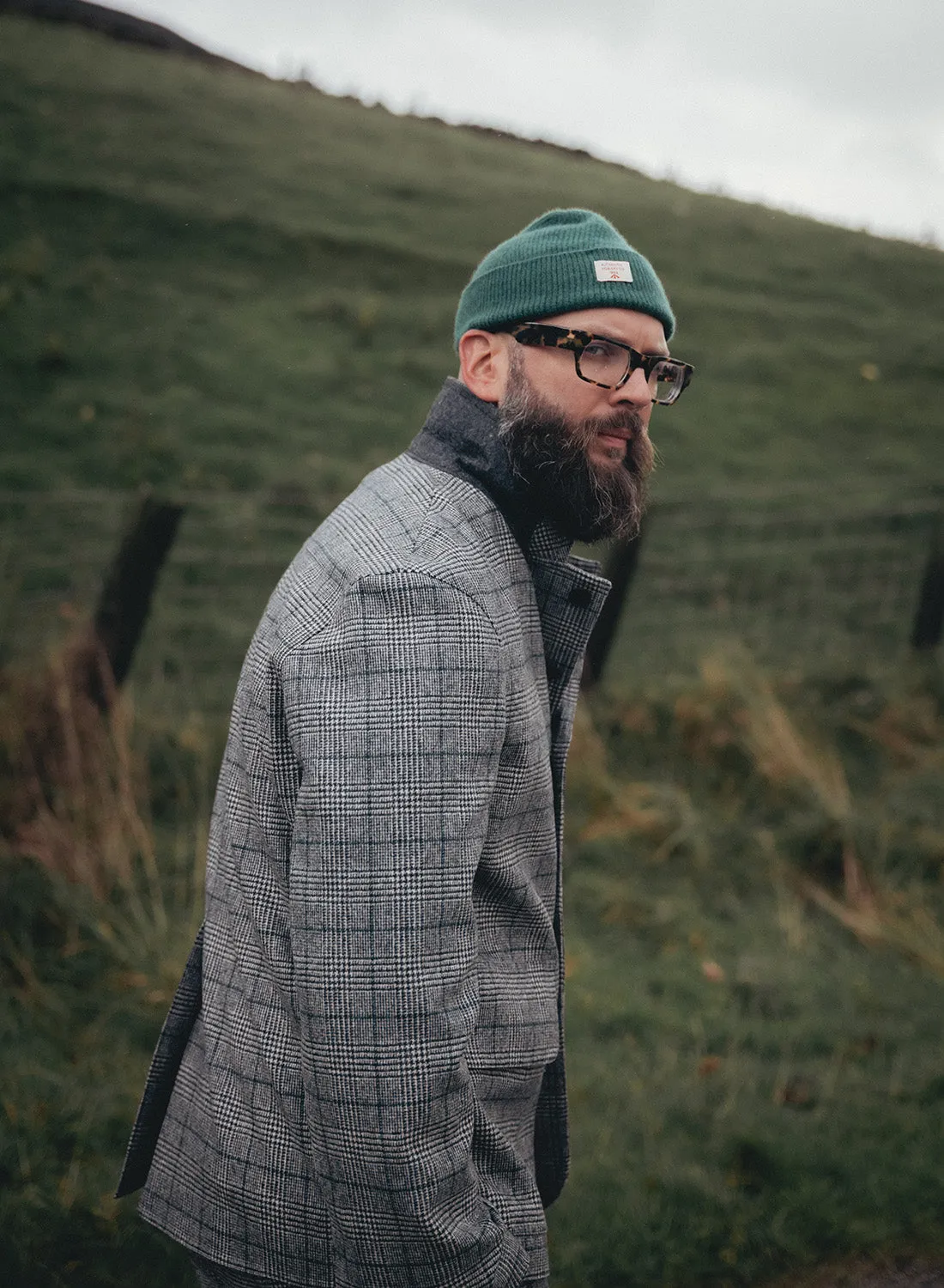 Sandy Irvine Jacket in Prince of Wales Check