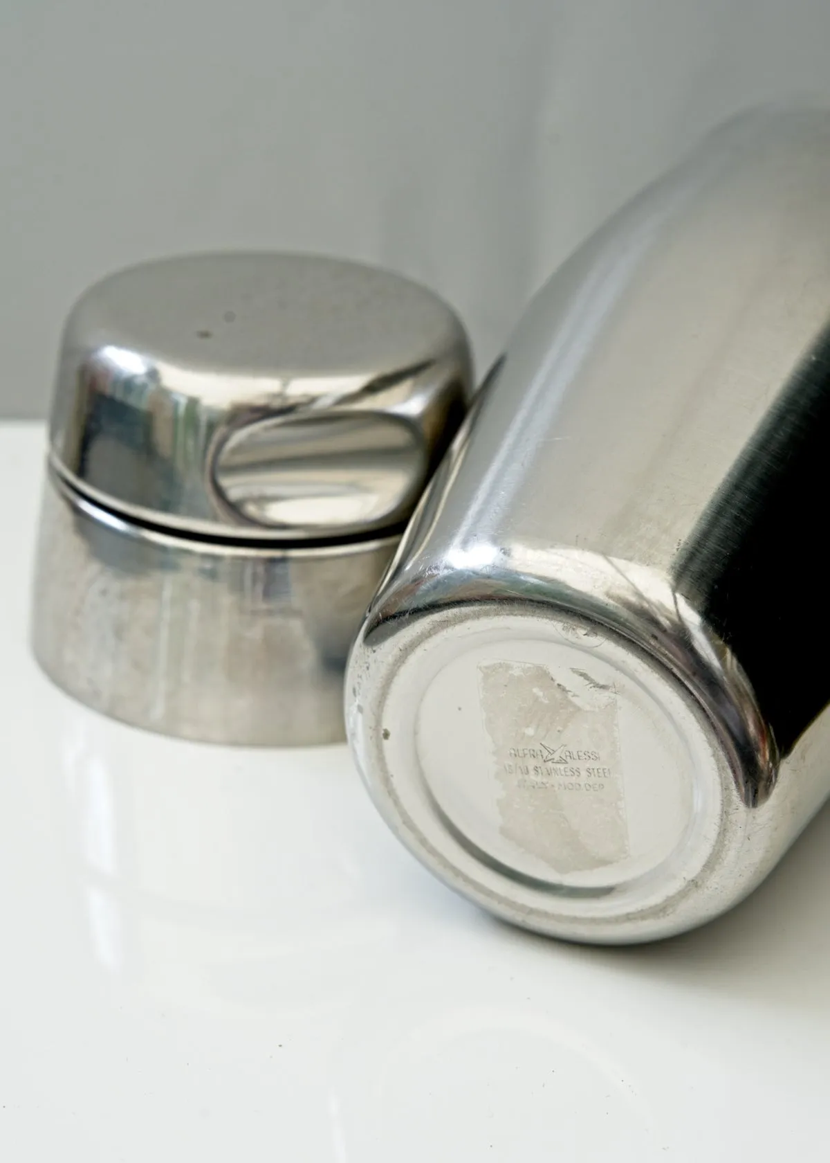 Stainless Steel Alessi Cocktail Shaker