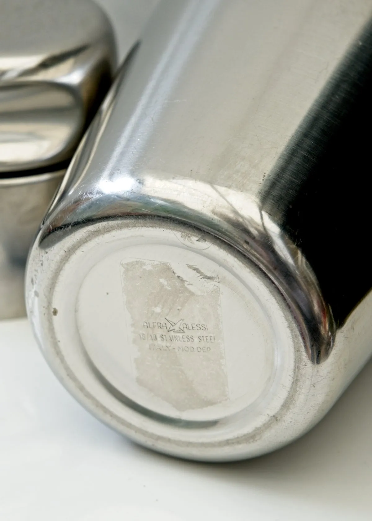 Stainless Steel Alessi Cocktail Shaker