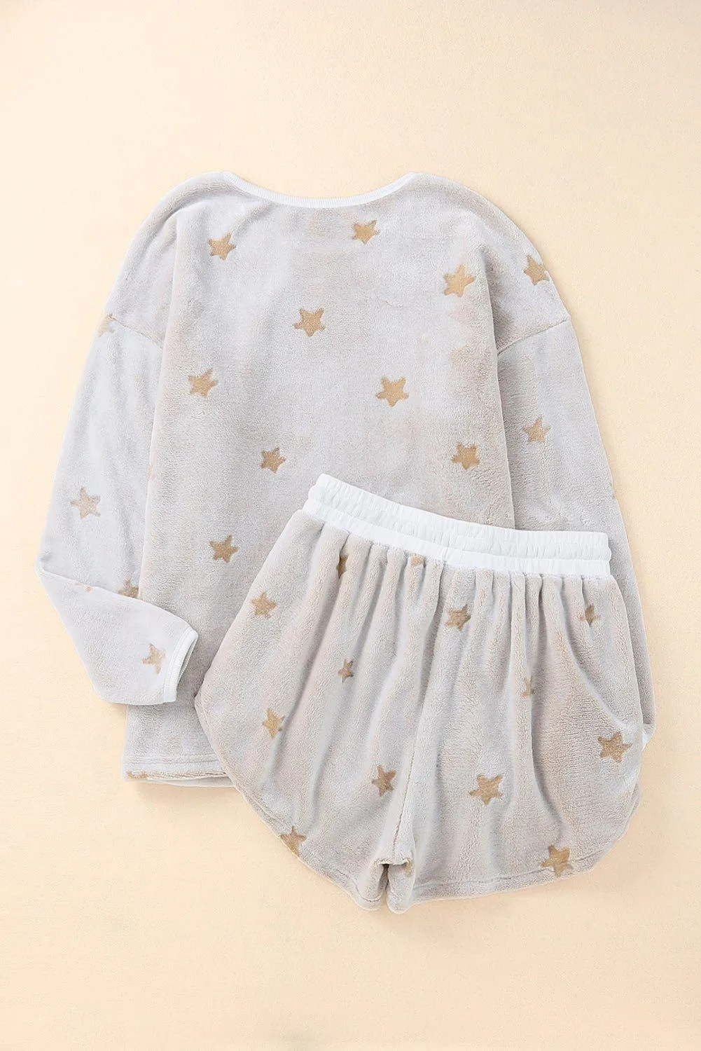 Star Print Lounge 2-Piece Short Set