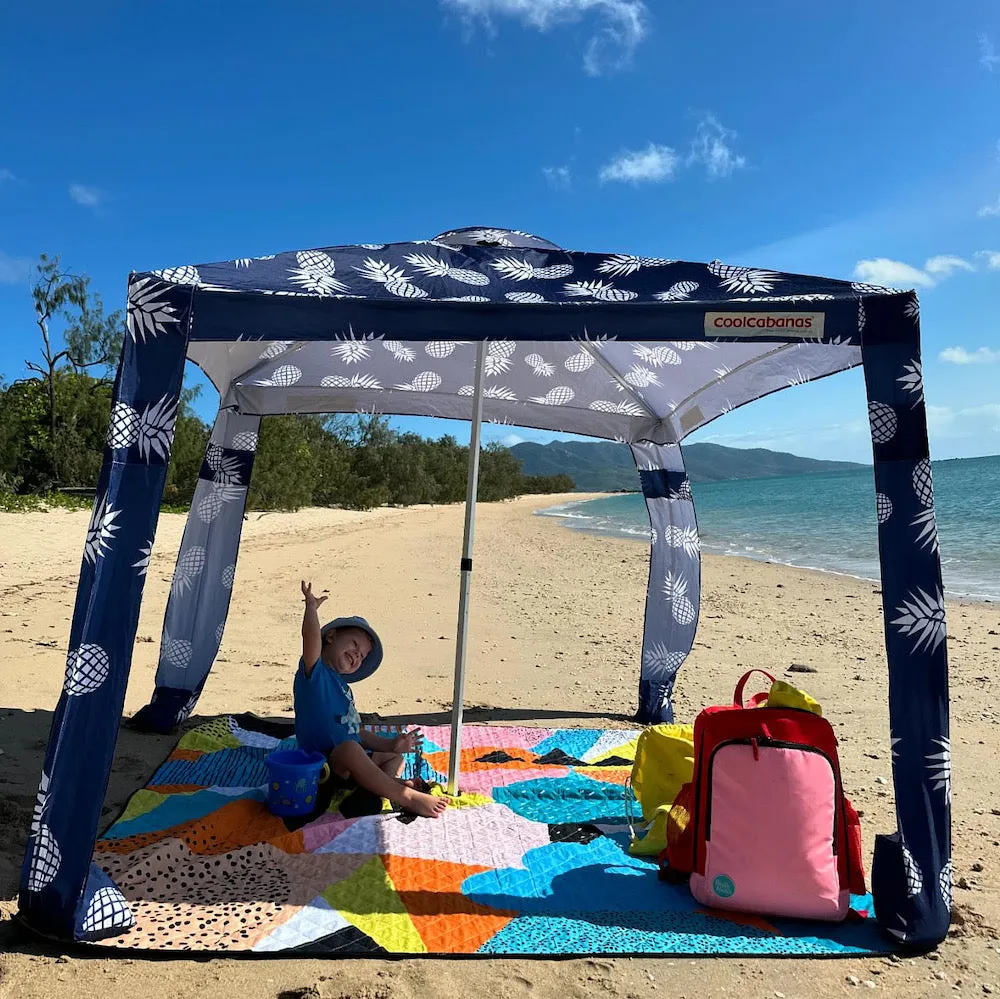 The Happy Now Jumbo Picnic Rug *UMBRELLA VERSION*