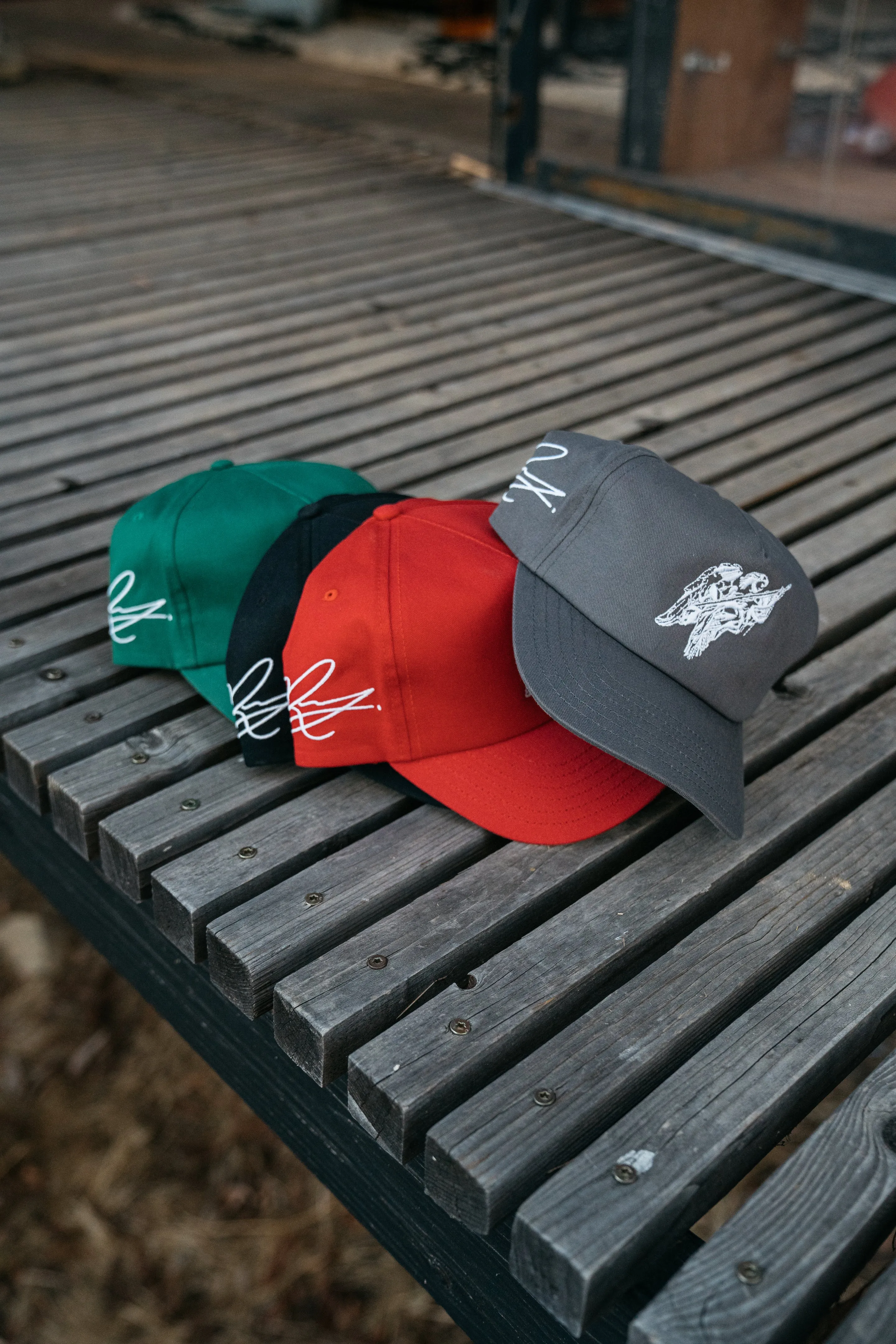 UNSTRUCTURED 5 PANEL ANGEL HAT - CHARCOAL GREY